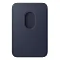 Cartera di intrecciato sottile con MagSafe per el iPhone Blu marino — prezzo all'ingrosso B2B